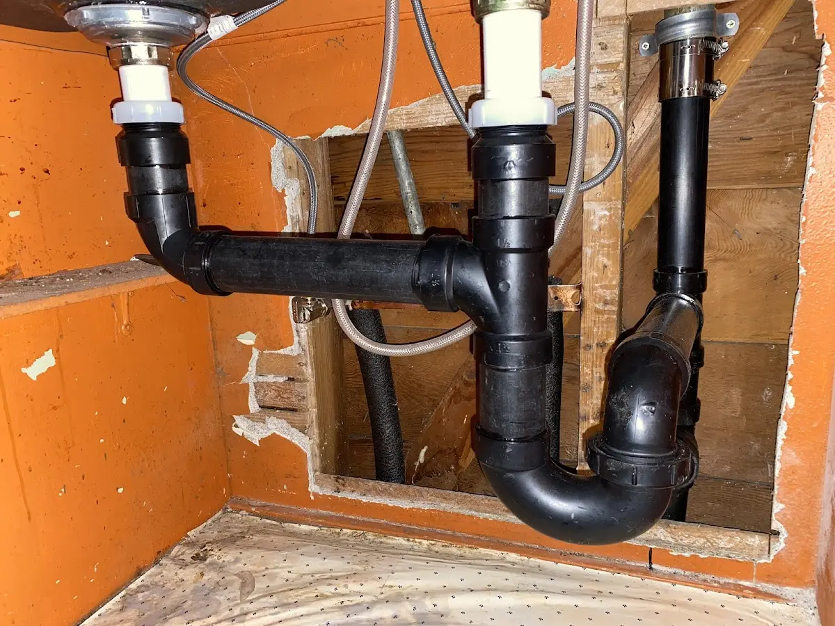 Professional Repiping Services equipment and tools on the job in Grosse Ile